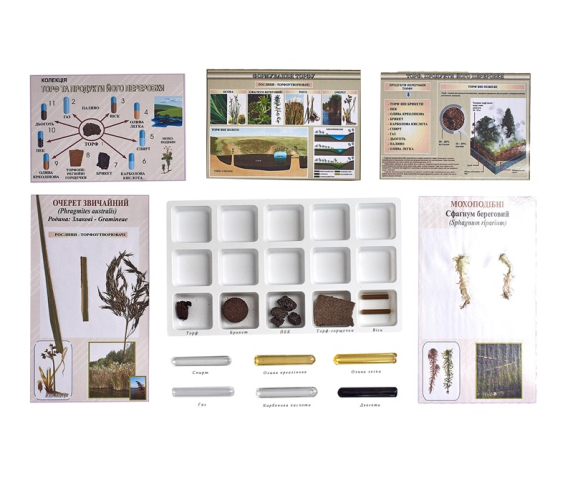 Колекція «Торф і продукти його переробки» (демонстраційна)