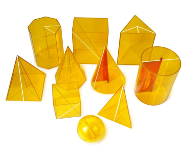 Набір моделей геометричних тіл з перерізом