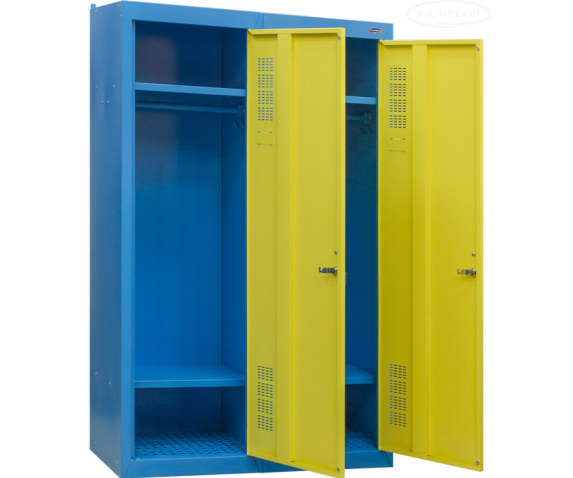 Шафа для зберігання особистих речей учня, одягу та змінного взуття (металева)