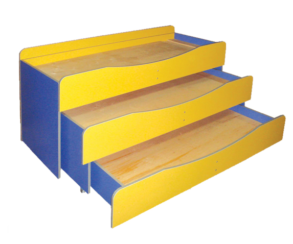 Ліжко дитяче 3-х ярусне без матрацу