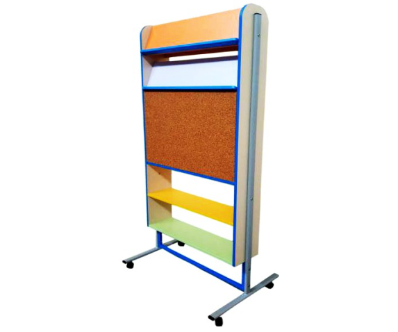 Стелаж двобічний для тематичної зони, мобільний