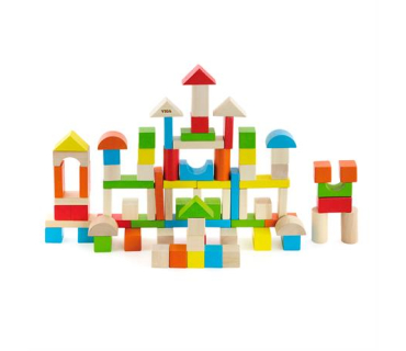 Набір дерев'яних кубиків 