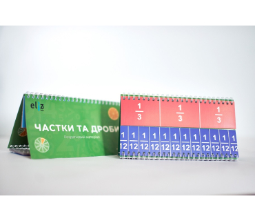 Учнівський посібник “Частки та дроби”