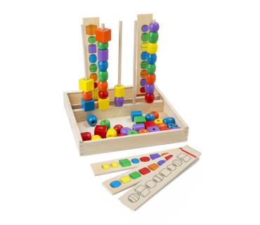 Розвиваючий набір дерев’яних намистин «Послід...