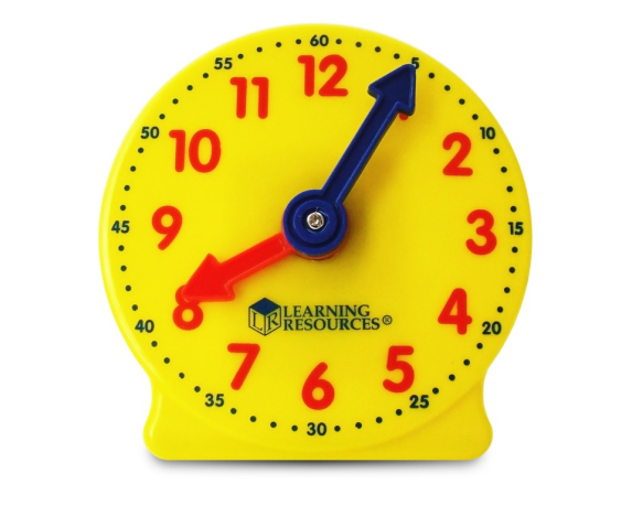 Роздаткова модель механічного годинника (годинна, хвилинна стрілки)