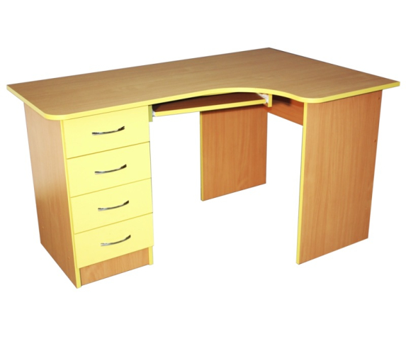 Стіл учительський (кутовий зі стільцем)