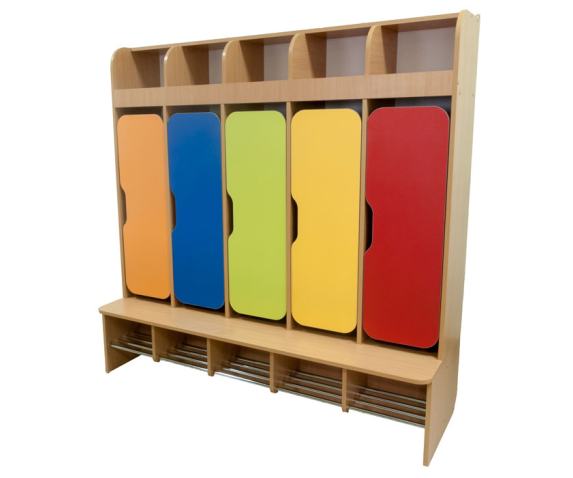 Шафа дитяча 5-місна з фігурними дверима