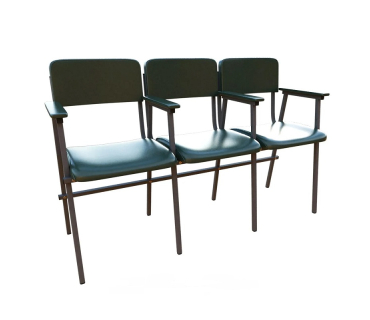 Секційні крісла з підлокітниками