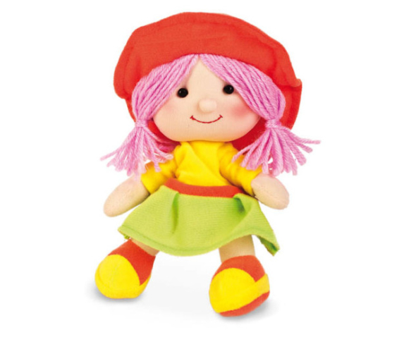 М’яка лялька дівчинка