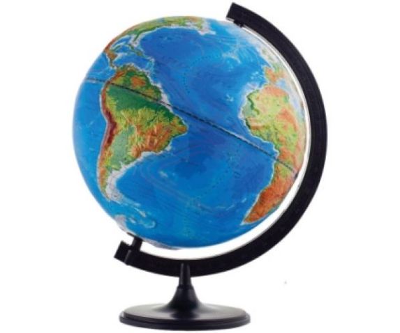 Глобус фізичний 320 мм