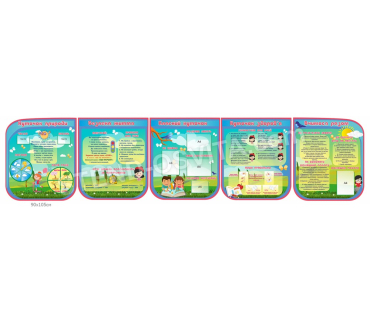 Комплект стендів для початкової школи №3 (5 о...