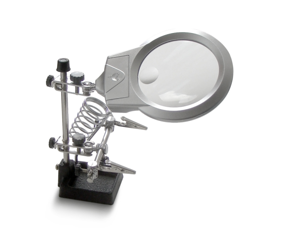 Лупа штативна