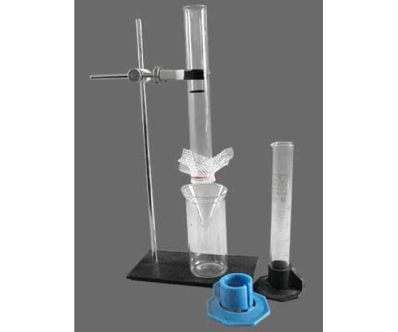 Прилад для демонстрації водних властивостей ґрунту