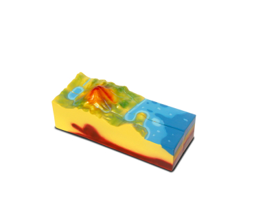 Модель розбірна «Будова вулкану»