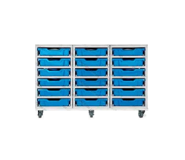 Мобільний стелаж металевий для зберігання дид...