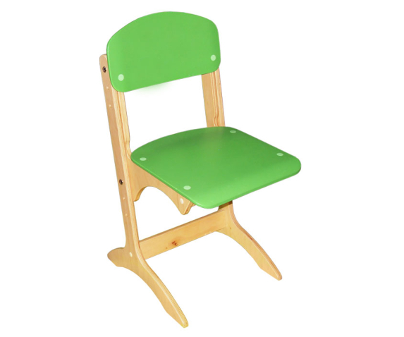 Стілець дитячий фанерний «Антошка», спинка і сидіння фарбовані, ростові групи №1-3