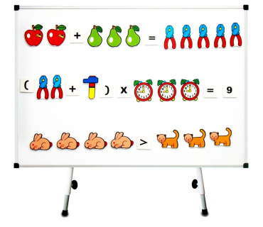 Каса цифр і лічильного матеріалу на магнітном...