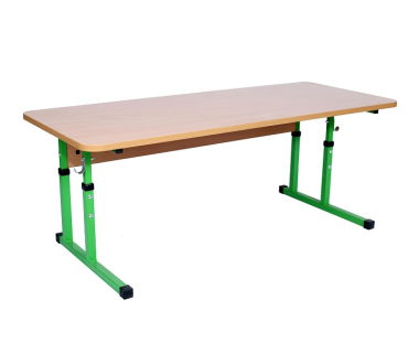 Стіл учнівський 2-місний без полиці, регулюєт...