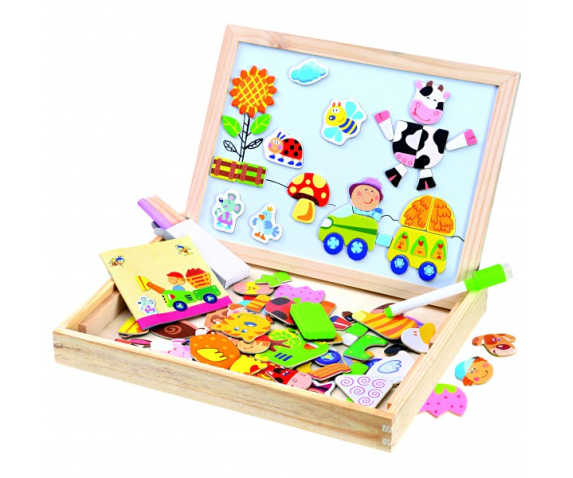 Набір з магнітними пазлами "Ферма"