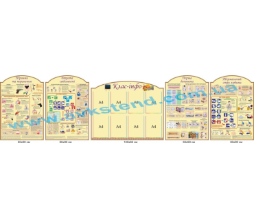 Комплект медичних стендів