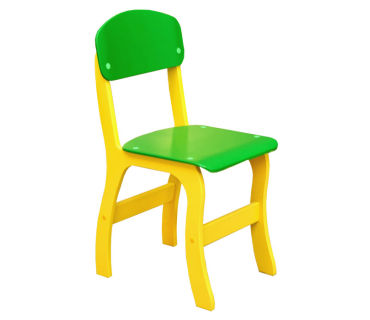 Стілець дитячий фанерний «Фантазія» фарбовани...