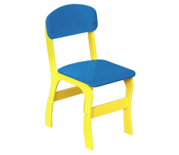 Стілець дитячий фанерний «Фантазія» фарбовани...