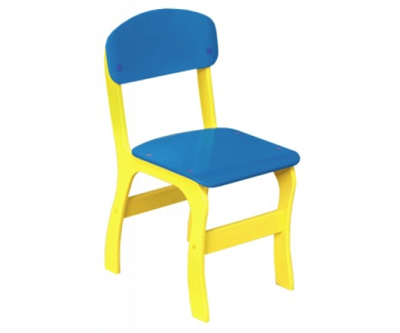 Стілець дитячий фанерний «Фантазія» фарбований, ростова група №1