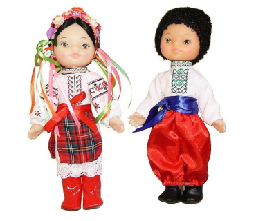 Комплект ляльок в національному одязі