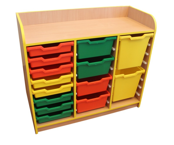 Тумба відкрита для контейнерів (3 секції)