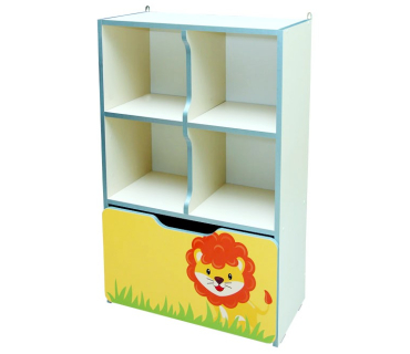 Стінка дитяча «Звірята» №8 відкритий з шухляд...
