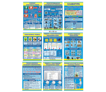 Набір стендів для комплексного оформлення каб...