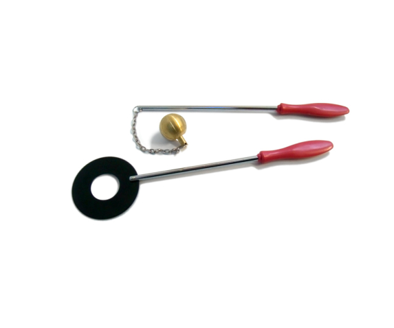 Куля з кільцем для демонстрації теплового розширення твердого тіла