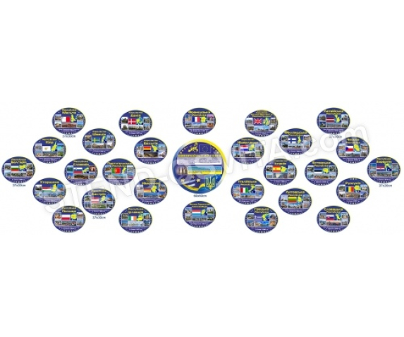 Комплект пластикових стендів «Європейський союз» №2