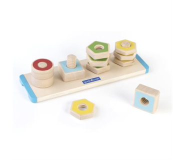 Дерев'яна логічна пірамідка 