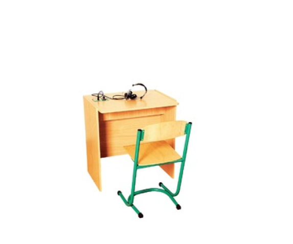 Парта одномісна учнівська для лінгафонного кабінету