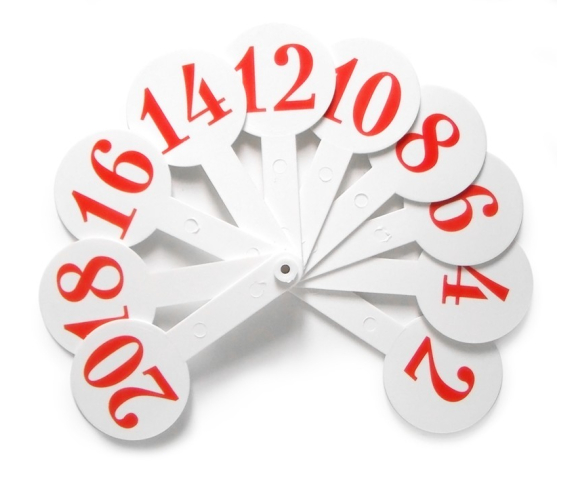 Математичне віяло (від 1 до 20)