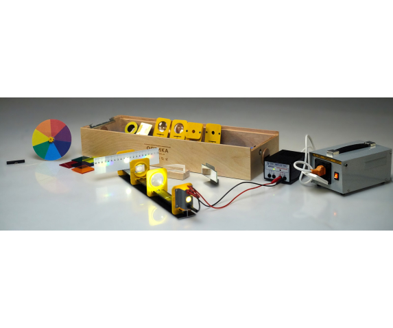 Набір лабораторний з геометричної та хвильової оптики