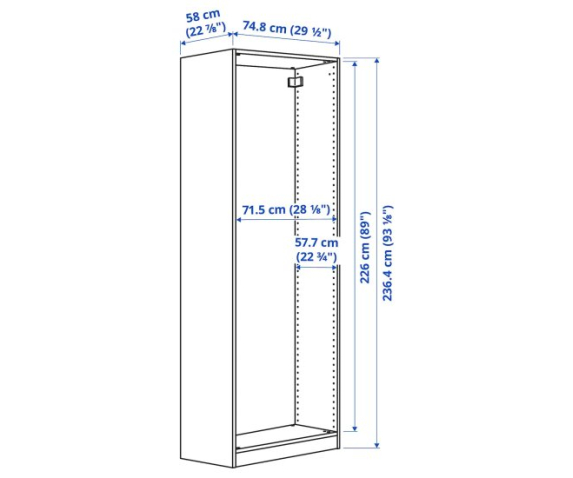 Відкрита шафа для демонстраційного матеріалу