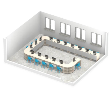 Комплект меблів для лінгафонного кабінету та ...