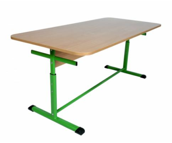 Стіл для їдальні 6-місний на плоскоовальній трубі, №4-6