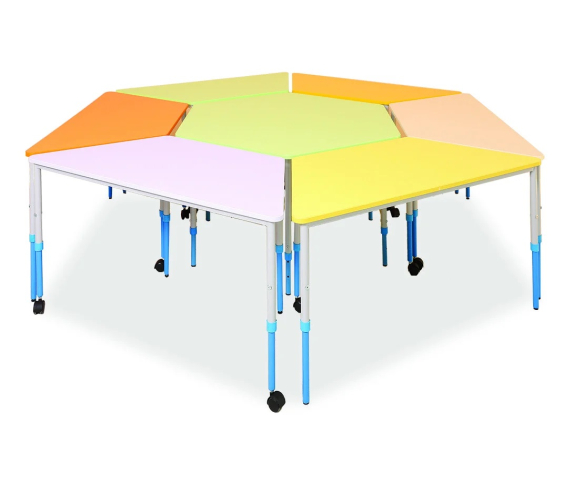 Стіл мобільний модульний “Трапеція”, регульований по висоті