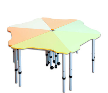 Стіл мобільний модульний “Трикутник” 60° регу...