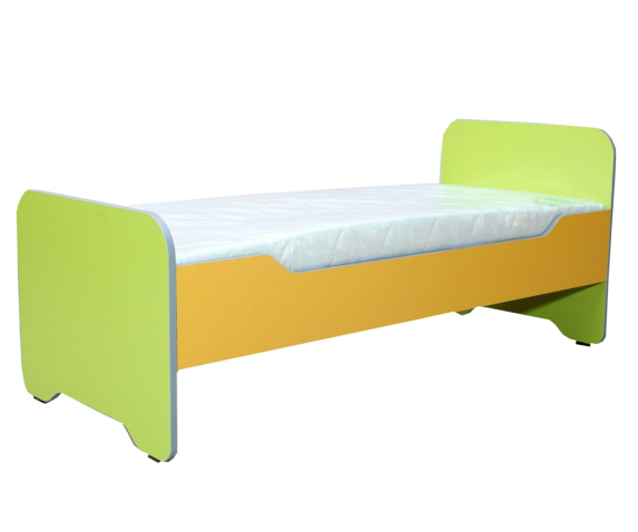 Ліжко дитяче з заокругленими бильцями без матрацу