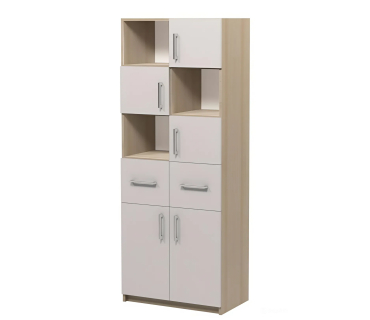 Шкаф 5-ти дверной комбинированный