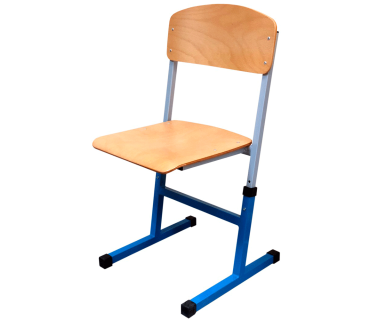 Стілець учнівський (на квадратній трубі, №3-6...