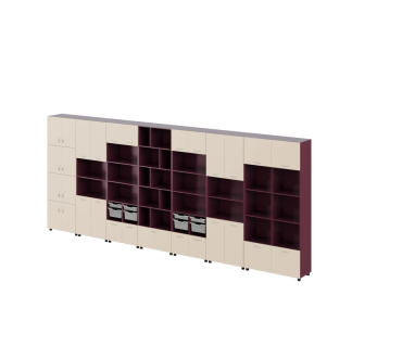 Стенка для кабинета математики Тип 2