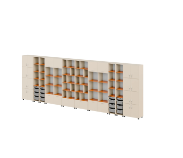 Стенка для кабинета географии Тип 2