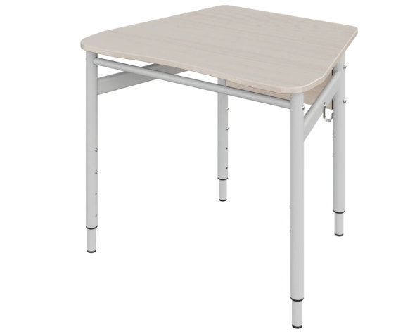 Стіл учнівський одномісний трапеція з регулюванням кута нахилу стільниці ЛДСП
