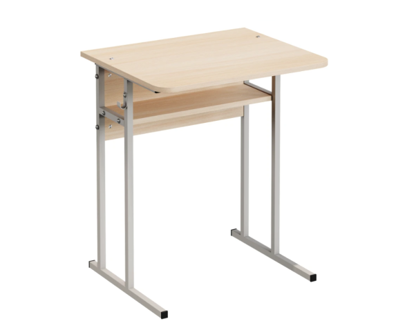 Стіл учнівський одномісний з полицею