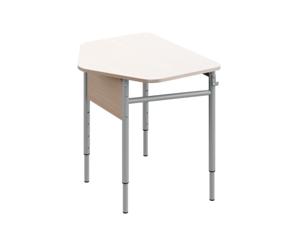 Стіл учнівський одномісний п'ятикутний ЛДСП